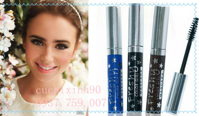 MASCARA FRESHY COLOR GIRL EXTRA WATER PROOF