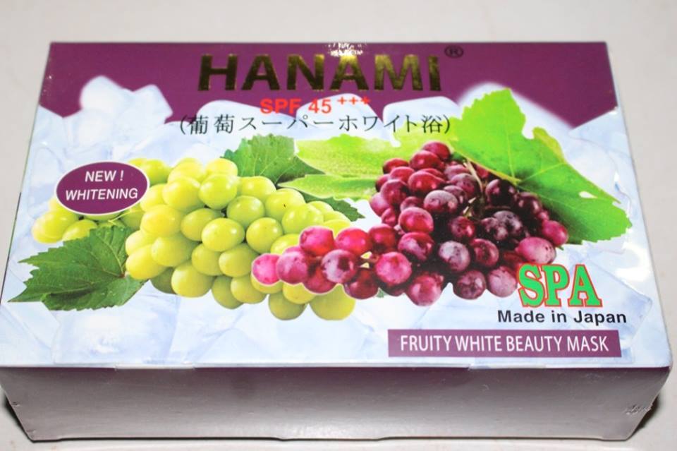 Tắm trắng Nho HANAMI phiên bản 2014 có ủ trắng cho mặt