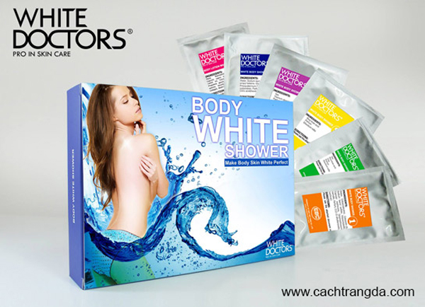 Kem tắm trắng White Doctors Body White Shower 6 trong 1